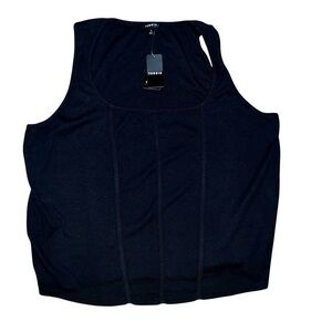 Torrid Black Sleeveless Top Size 4. NWT